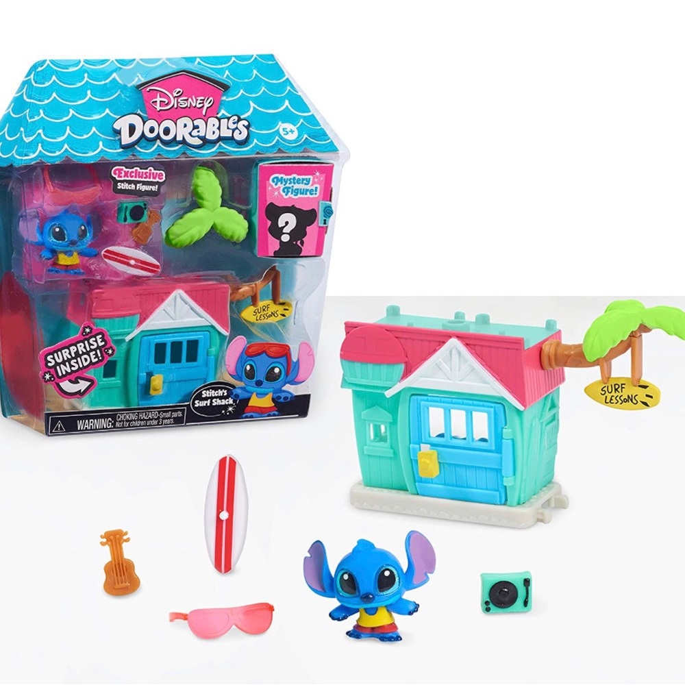 DOORABLES Disney Mini Playset Stitch’s Surf Shack, by Just Play